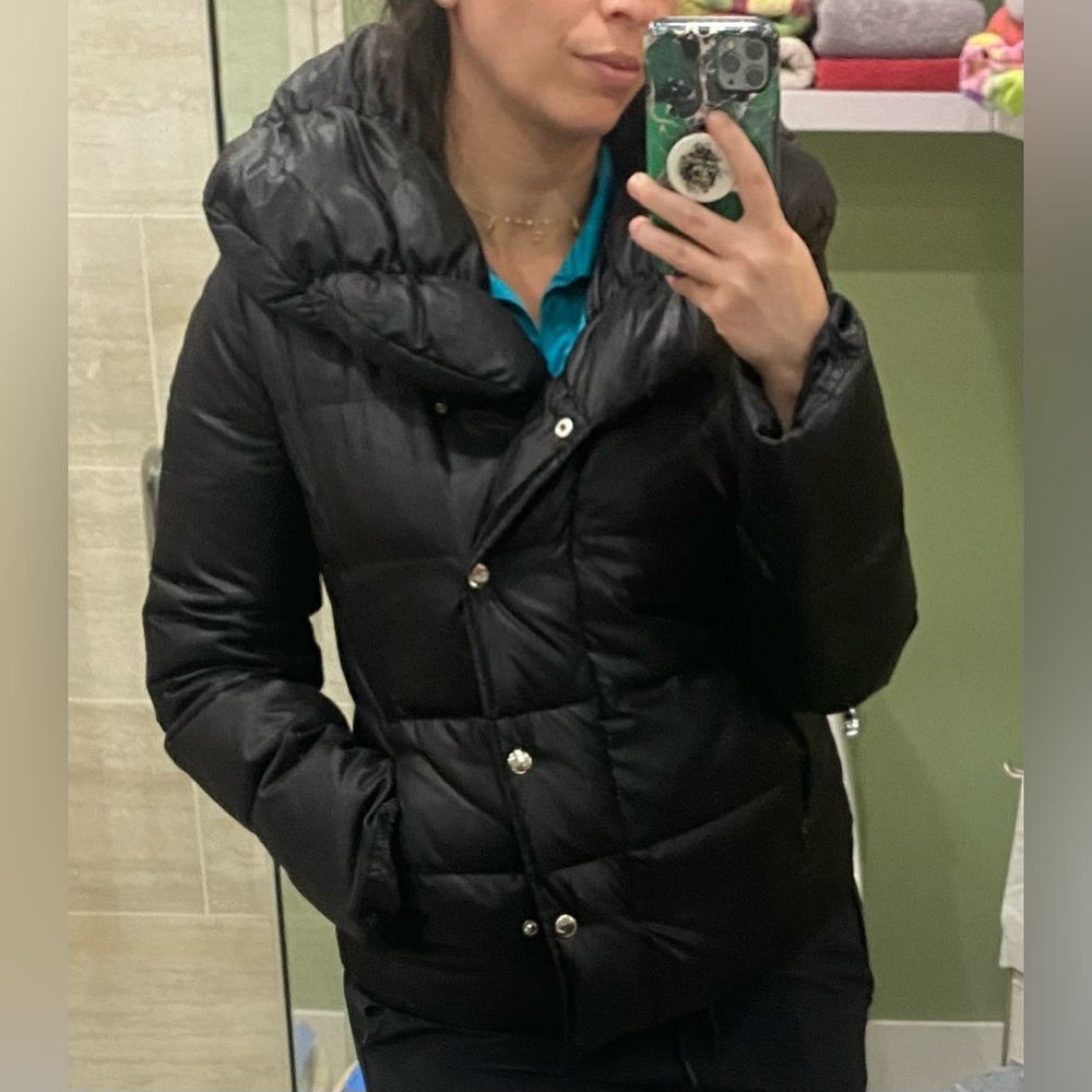 Via Spiga‎ black puffer jacket XS - Picture 6 of 8
